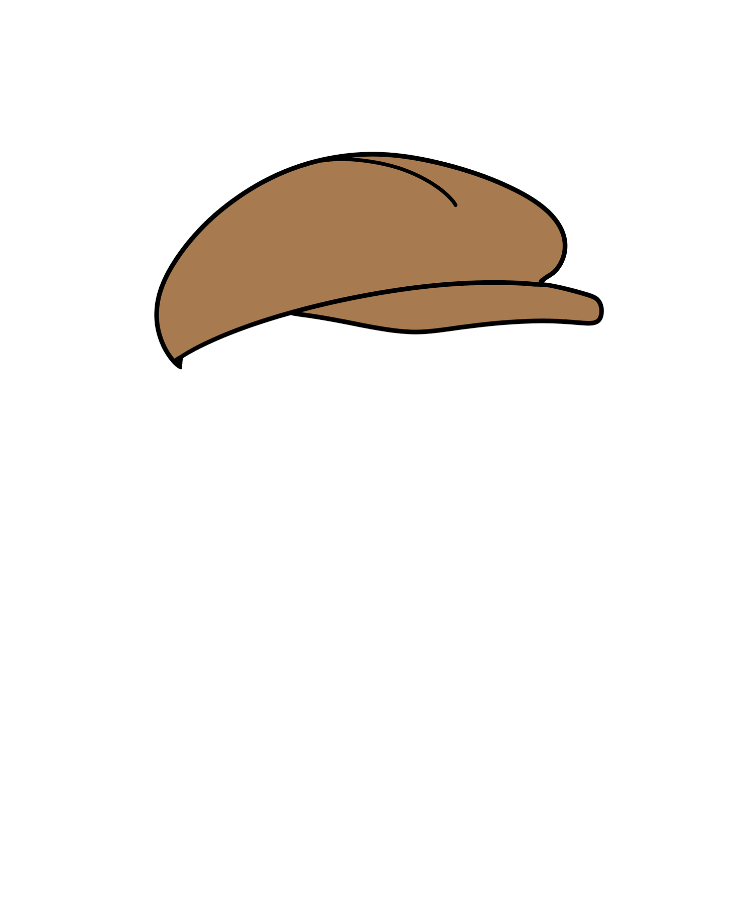 Flat Cap Tan